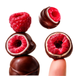 Double stack on white background
